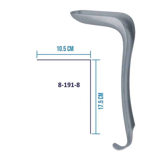 VALVA VAGINAL DE SIMS SIMPLE GRANDE