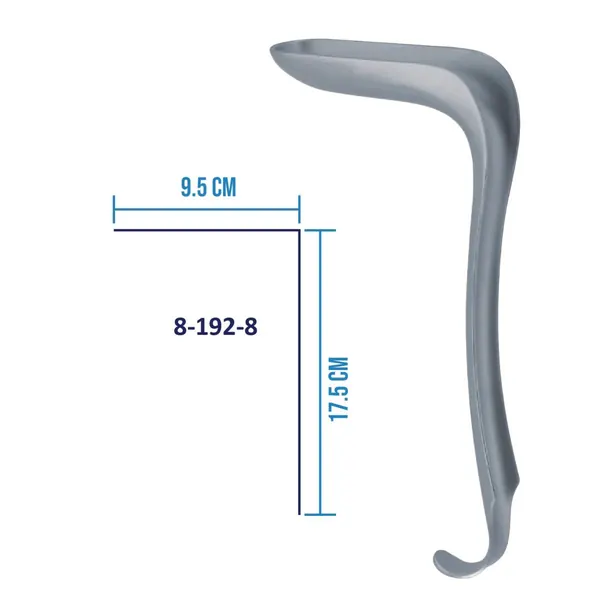 VALVA VAGINAL DE SIMS SIMPLE MEDIANA