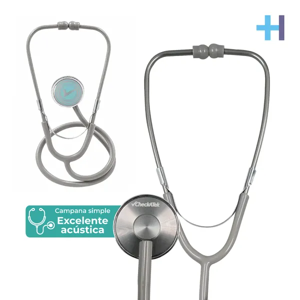 ESTETOSCOPIO ADULTO SIMPLE GRIS