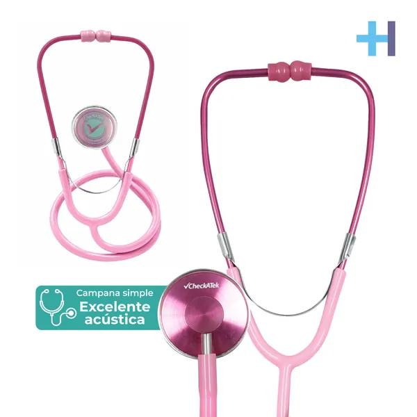 ESTETOSCOPIO ADULTO SIMPLE ROSA